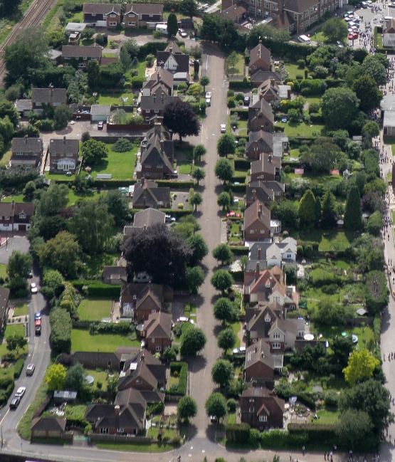 Croft Avenue aerial photo 2007